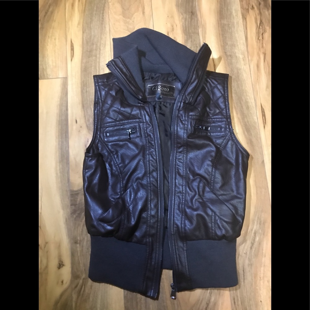Ci Sono leather jacket